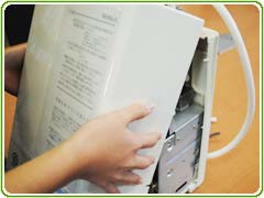 オムコ製 電解還元水生成器カートリッジ交換方法