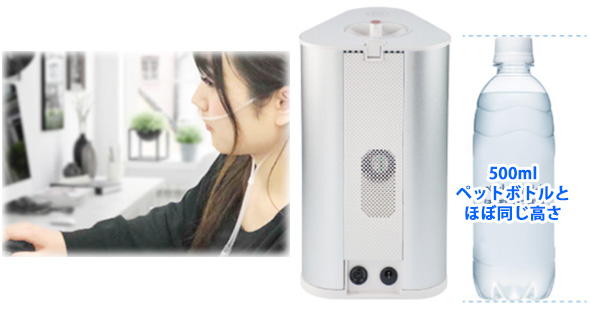 500mlペットボトルとほぼ同じ高さ