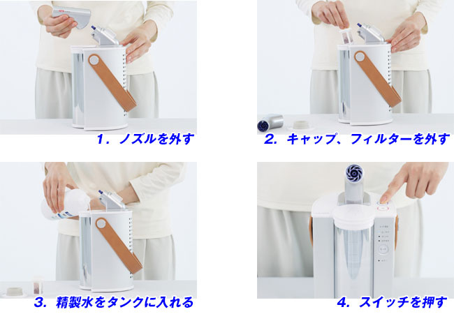 水素エアージェネレーター フレアー 使い方